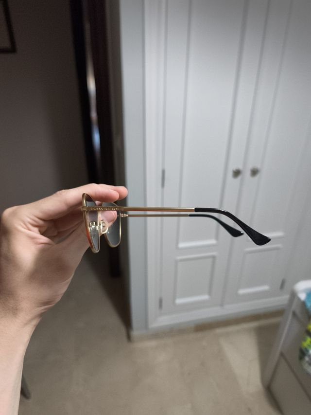 Hawkers Gafas Sol Polarizadas Doradas