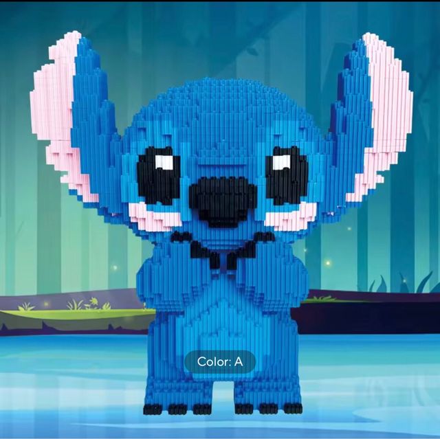 Miniblock Pikachu e Stitch da assemblare
