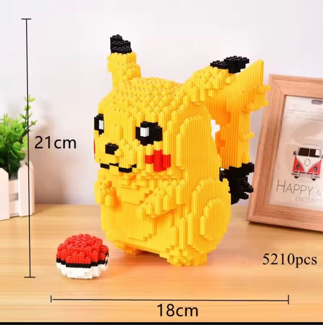 Miniblock Pikachu e Stitch da assemblare
