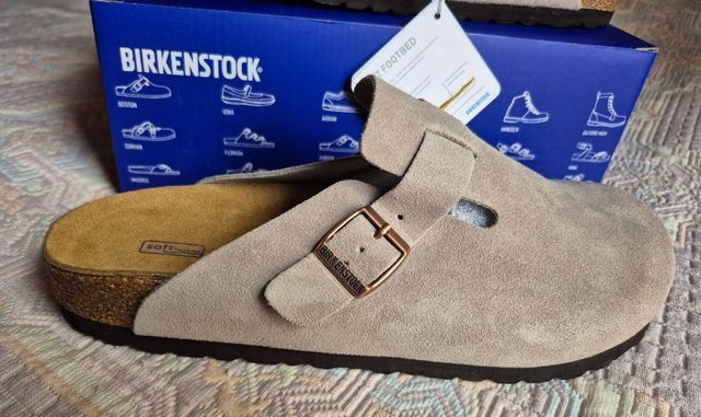 Birkenstock Boston Gris Claro