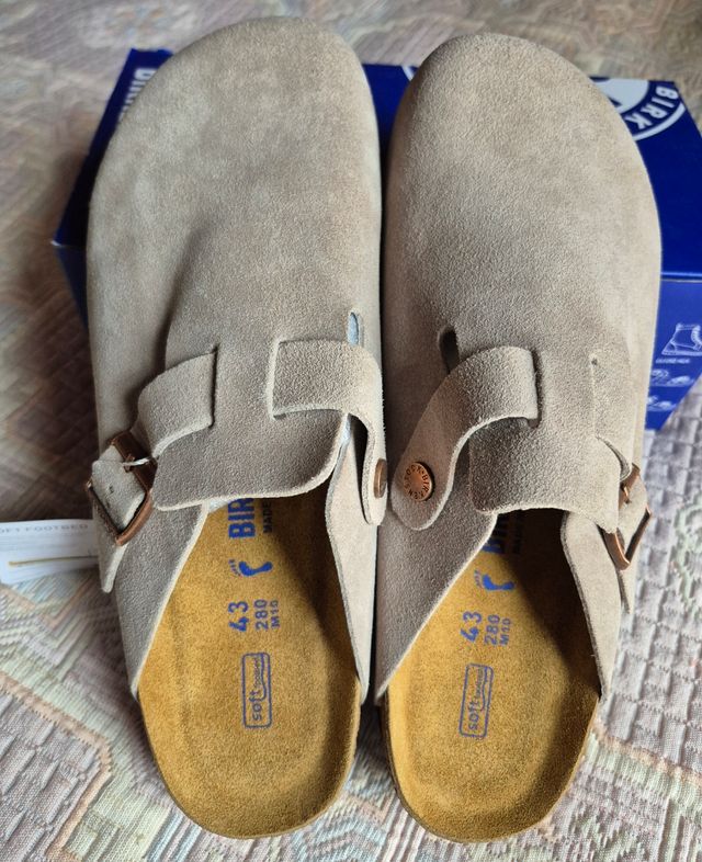 Birkenstock Boston Gris Claro