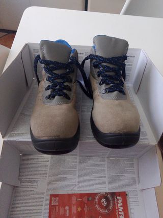 Zapatos seguridad PANTER beige
