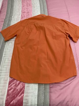 2 Camisas Pedro de hierro Talla L - Azul y Naranja