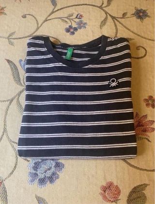 Lote polo Benetton y camiseta 6/7 años