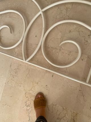 Cabecero blanco metal - Forja 1,43 x 81