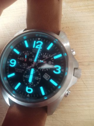 Citizen Eco-Drive Cronógrafo H500 TITANIUM
