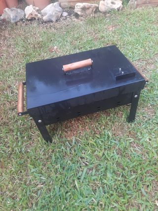 Barbacoa portatil carbón