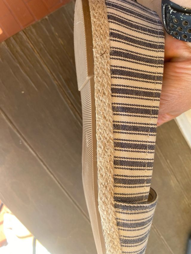 Espadrillas Primark blu e bianche