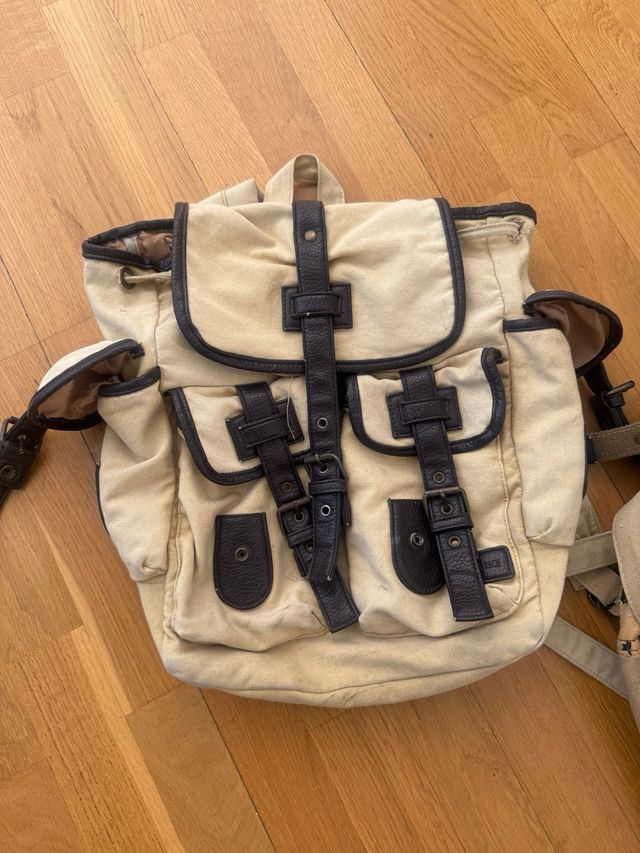 2 Bolsos beige y marrón