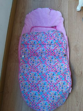 Saco silla paseo bebé niña