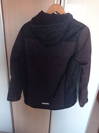 Chaqueta niño negra-grisácea