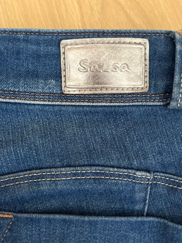 Jeans push up Salsa Wonder - Blu