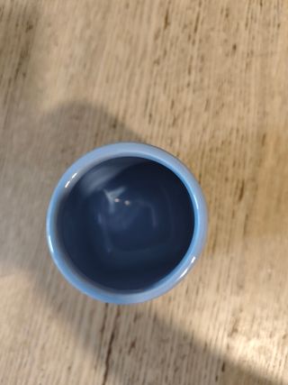 Portaspazzolino Ceramica Blu