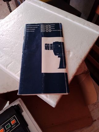 Cámara de cine super ocho.