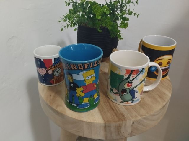 4 Tazas Animadas