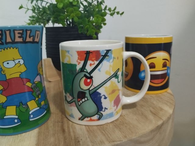 4 Tazas Animadas