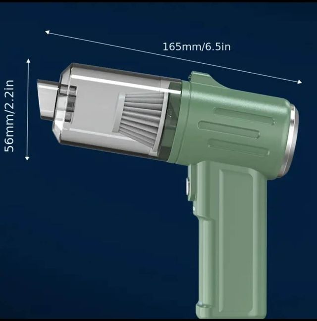 Aspiradora coche inalámbrica.
