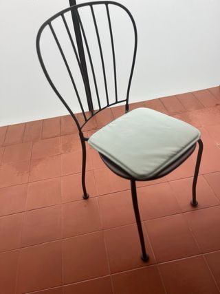 4 Cojines silla exterior - Verde agua