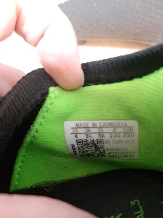 Botas fútbol Adidas niño - talla 35