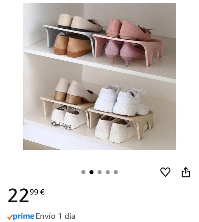 Organizador de zapatos nuevo beige
