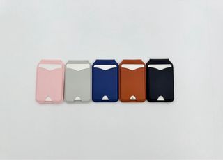 OFERTA!!! Cartera magnética con espejo - Gris/Rosa