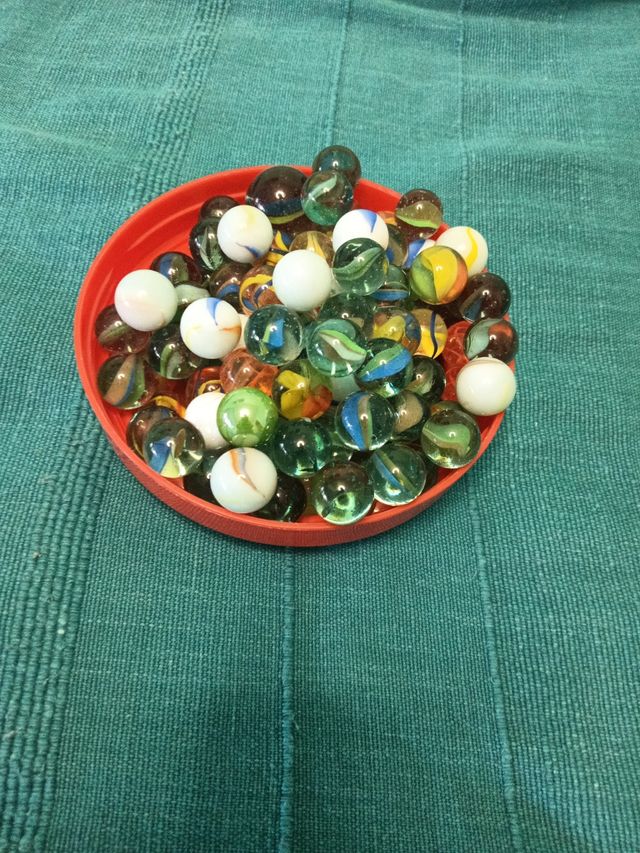 Mármores de vidro - 100 unidades