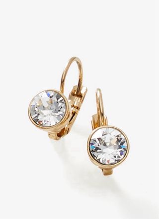 Pendientes Yanbal dorados con cristales