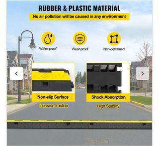 5 Rampas Protectoras Cables - 2 canales