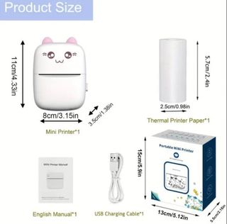 Mini Impresora Térmica Portátil Bluetooth