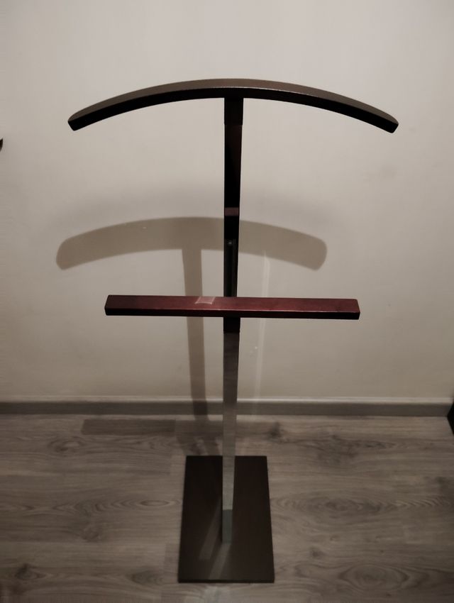 Dos perchero ropa - Metálico marrón