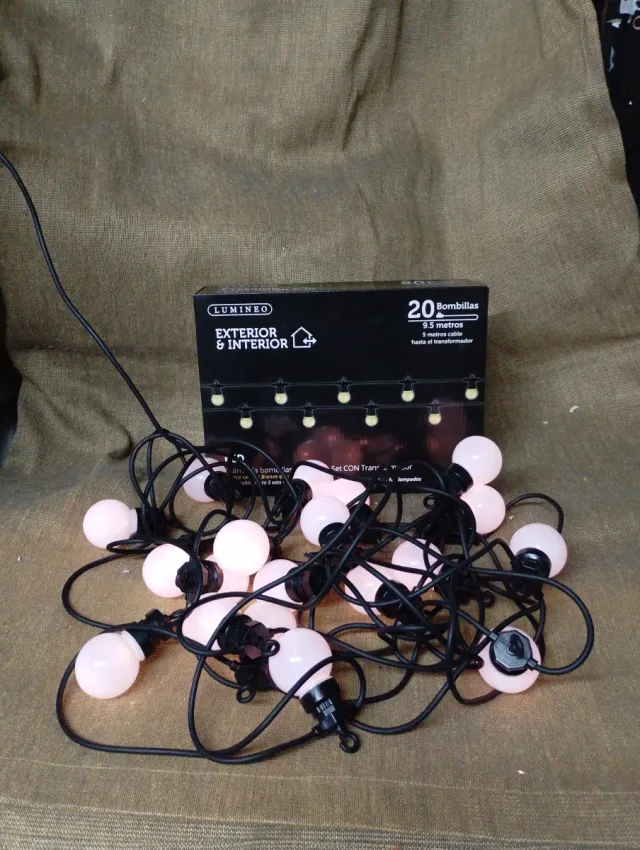 Cadena luces LED LUMINEO - 20 bombillas