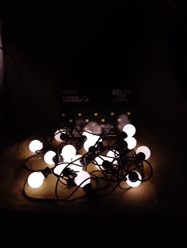 Cadena luces LED LUMINEO - 20 bombillas