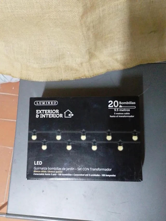 Cadena luces LED LUMINEO - 20 bombillas