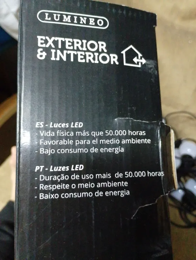 Cadena luces LED LUMINEO - 20 bombillas