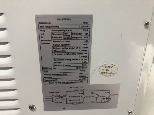 Aire acondicionado portátil - caravana