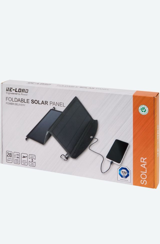 Panel solar 28w plegable