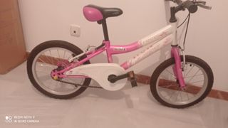 Bicicleta niña 16" rosa