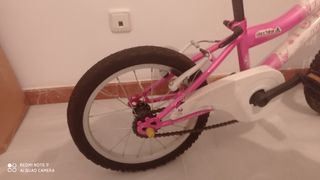 Bicicleta niña 16" rosa