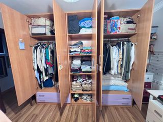 Muebles infantiles: cama nido + cómoda+armario