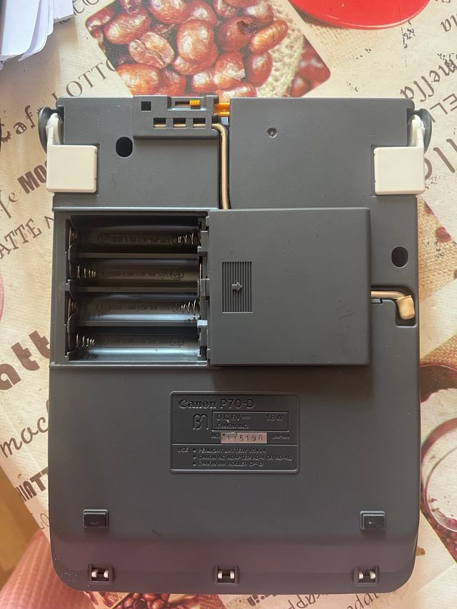 Calculadora Canon P70-D Impresora