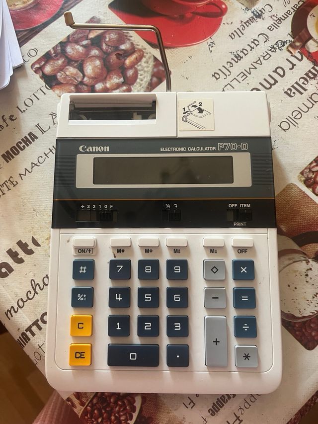 Calculadora Canon P70-D Impresora