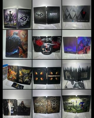 Steelbooks PS4, PS3, Xbox 