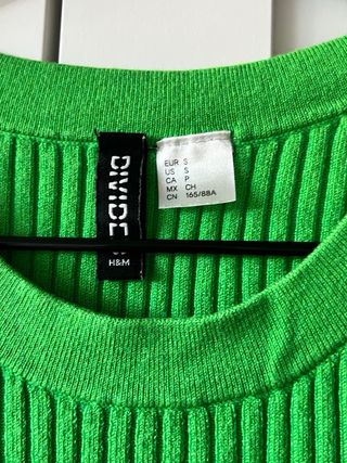 Top H&M verde Talla S