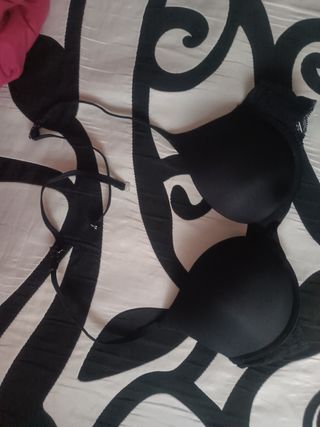 Sujetador negro 85C - encaje