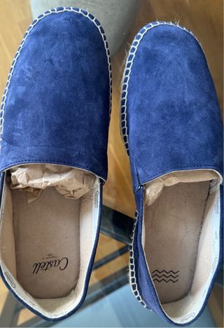 Alpargatas Castell serraje azul - 42