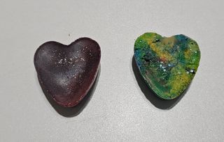 Corazones Ceras de Color: Decoración o Manualidad.