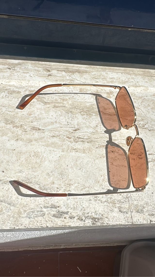Gafas Prada SPR A60S - Marrón Dorado