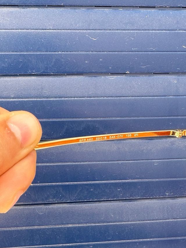 Gafas Prada SPR A60S - Marrón Dorado