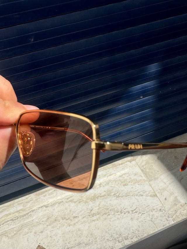 Gafas Prada SPR A60S - Marrón Dorado