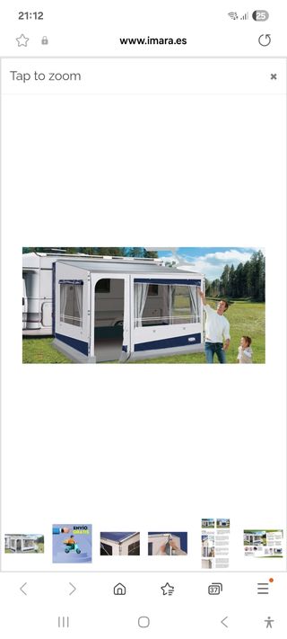 Cerramiento caravana adria aviva 360